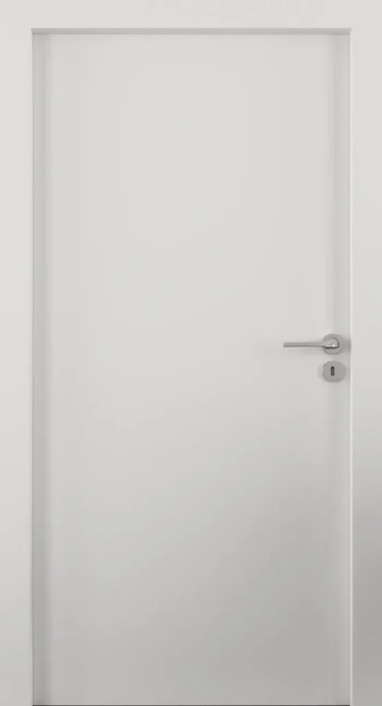 Witte hpl unicolor deur